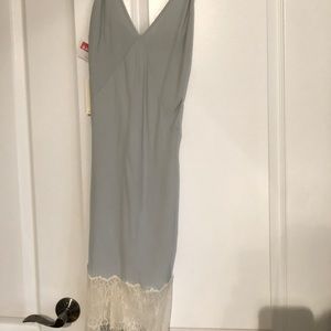 NWT! Slinky dress with lace detailing from Aritzia!